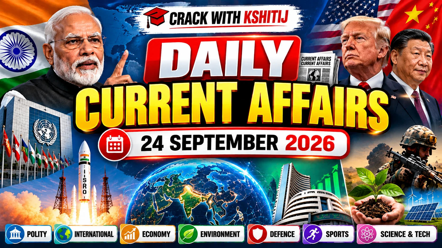 Daily Current Affairs 24 September 2026: National, Economy & Science